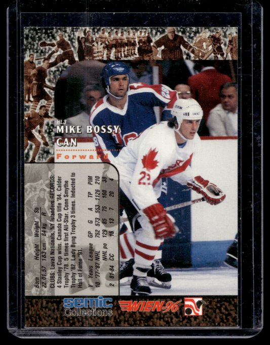 1996 Semic Wien - Hockey Legends - Mike Bossy #HL3