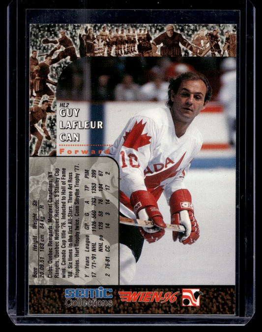 1996 Semic Wien - Hockey Legends - Guy Lafleur #HL2