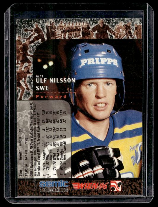 1996 Semic Wien - Hockey Legends - Ulf Nilsson #HL11