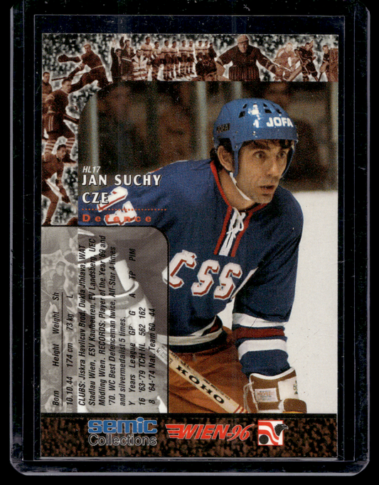 1996 Semic Wien - Hockey Legends - Jan Suchy #HL17