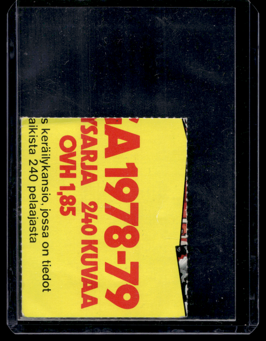 1978-79 Kiekkoilijat kuvina -Seppo Suoraniemi #202