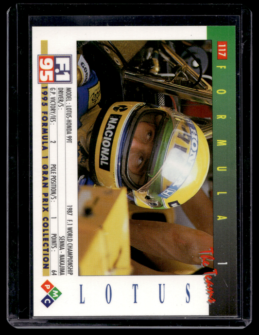 1995 PMC Formula 1 - The Teams - Lotus - Ayrton Senna #117