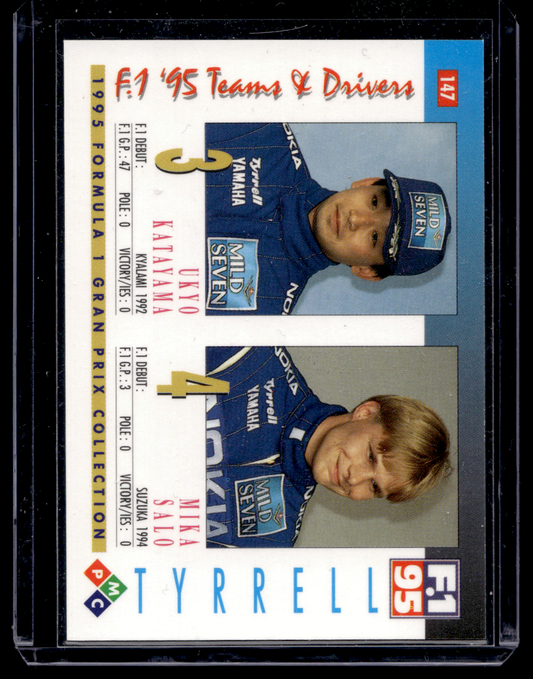 1995 PMC Formula 1 - 95 Teams & Drivers - Team Tyrrell - Ukyo Katayama / Mika Salo #147