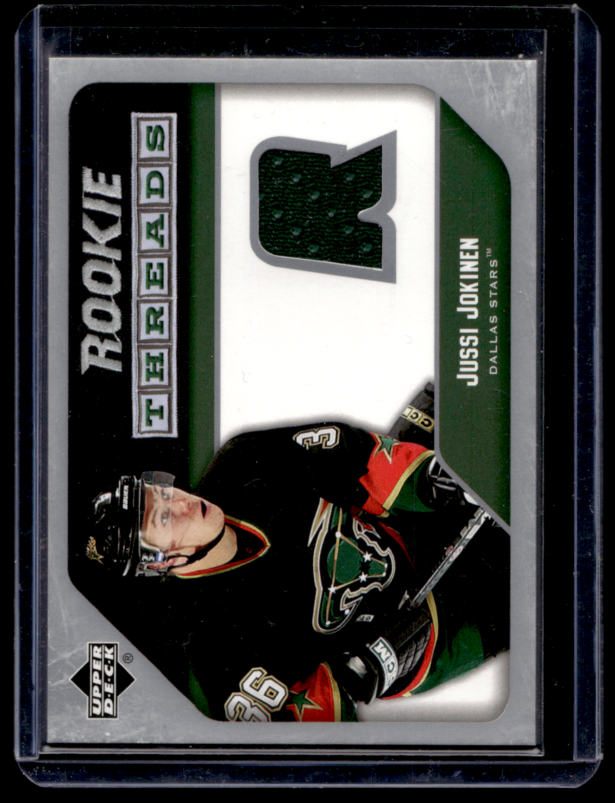 2005-06 Upper Deck - Rookie Threads - Jussi Jokinen #RT-JJ RY