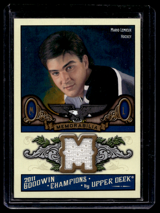 2011 Upper Deck Goodwin Champions - Authentic Memorabilia - Mario Lemieux #M-ML