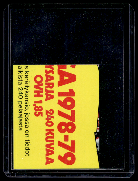 1978-79 Kiekkoilijat kuvina - Jussi Lepistö #70