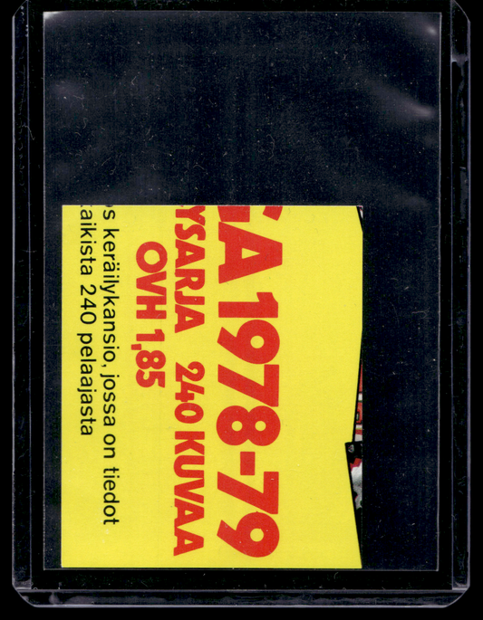 1978-79 Kiekkoilijat kuvina - Jorma Piisinen #71