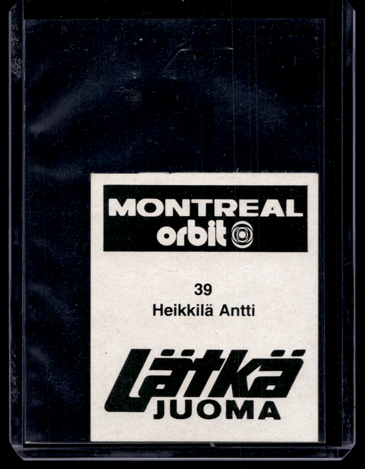 1980 Mallasjuoma Lätkäjuoma - Antti Heikkilä #39