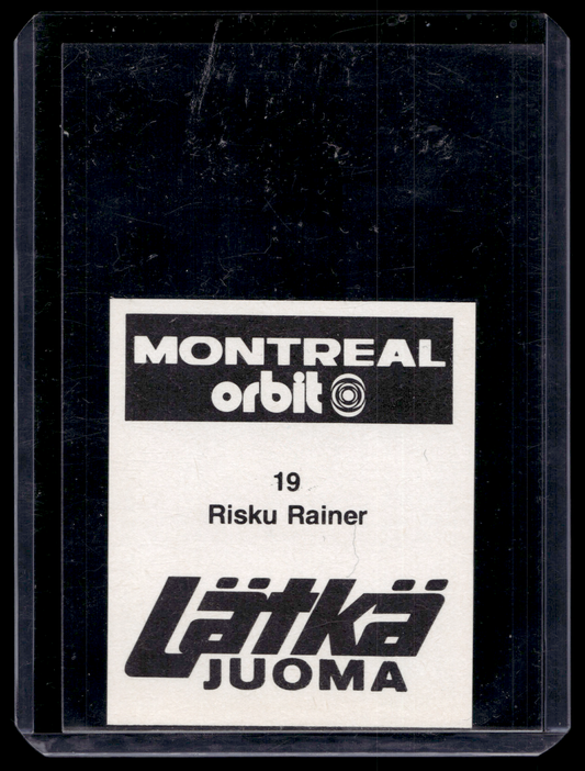 1980 Mallasjuoma Lätkäjuoma - Rainer Risku #19