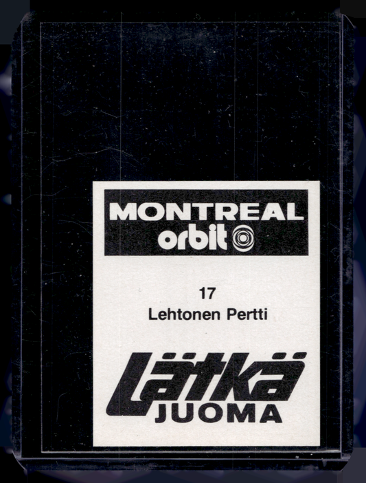 1980 Mallasjuoma Lätkäjuoma - Pertti Lehtonen #17