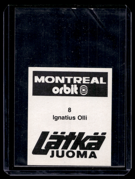 1980 Mallasjuoma Lätkäjuoma - Olli Ignatius #8