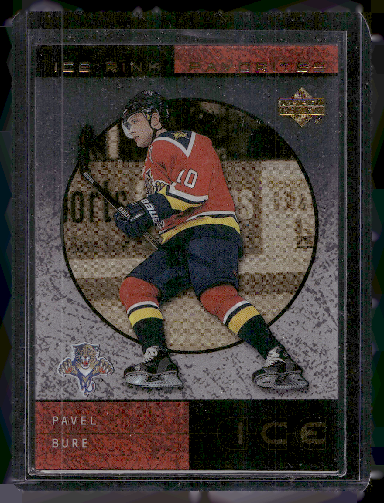 2000-01 Upper Deck Ice - Ice Rink Favorites - Pavel Bure #FP6