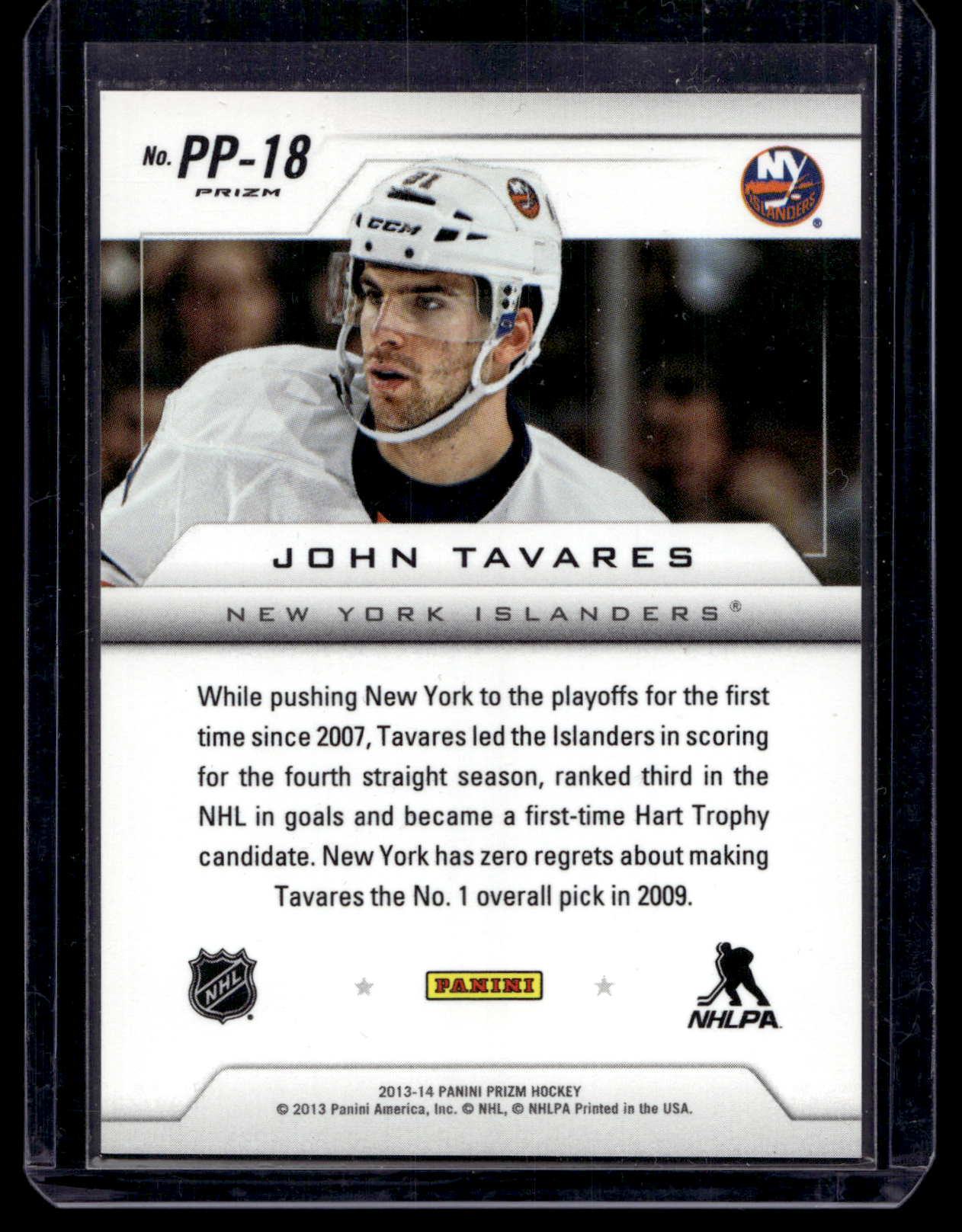 2013-14 Panini Prizm - Pivotal Players - Silver Prizm - John Tavares #PP-18