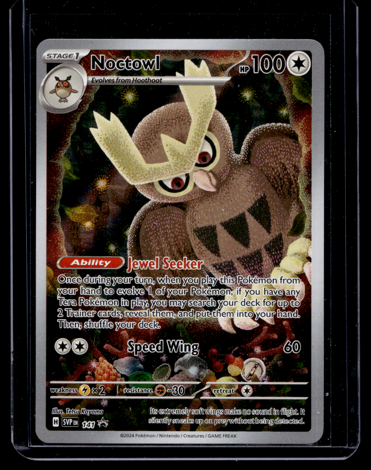 2024 Pokemon - Scarlet & Violet - Black Star Promos - Promos - Noctowl #141