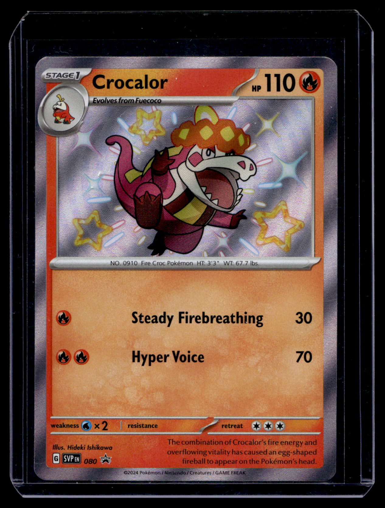 2024 Pokemon - Scarlet & Violet - Black Star Promos - Promos - Crocalor #080