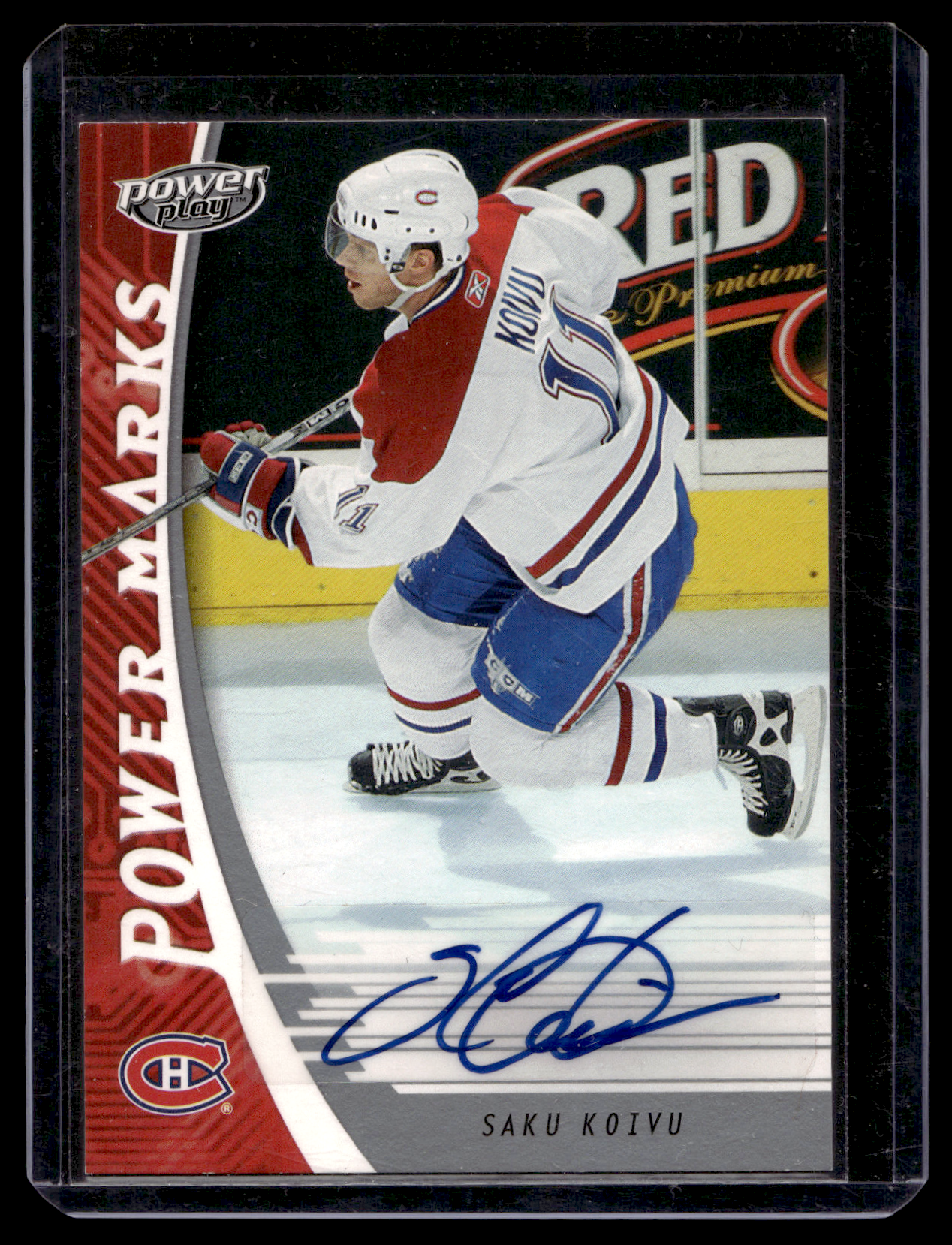 2006-07 Upper Deck Power Play - Power Marks - Saku Koivu #PM-SK