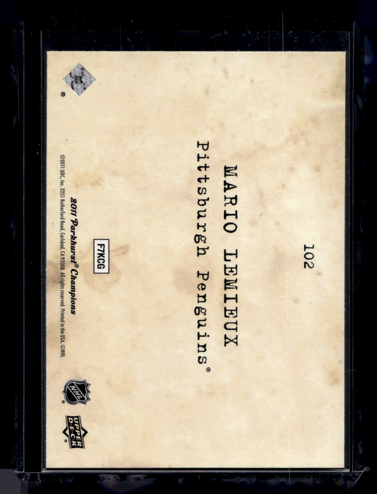 2011-12 Upper Deck Parkhurst Champions - Mario Lemieux #102