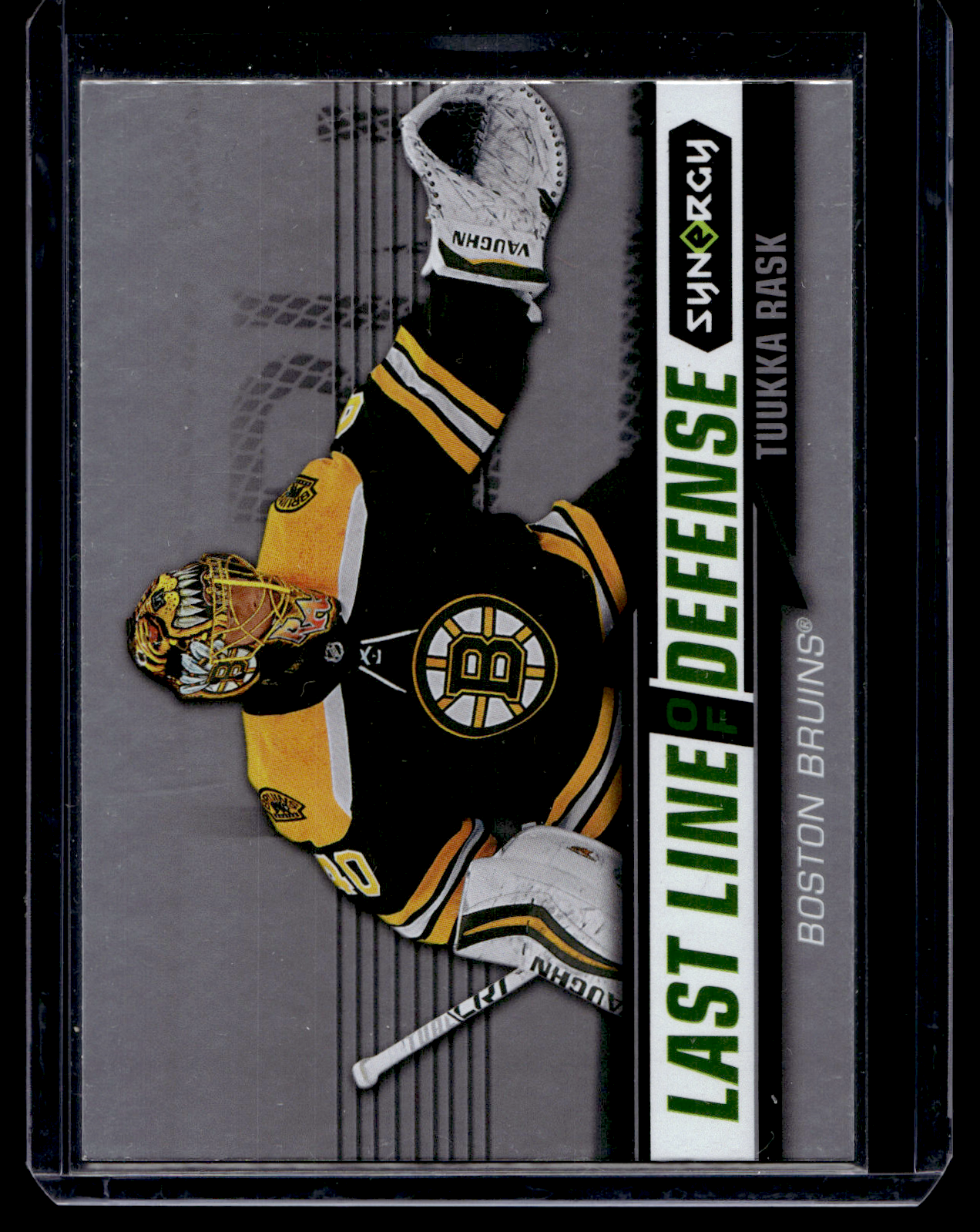 2018-19 Upper Deck Synergy - Last Line of Defense - Tuukka Rask #LD-13