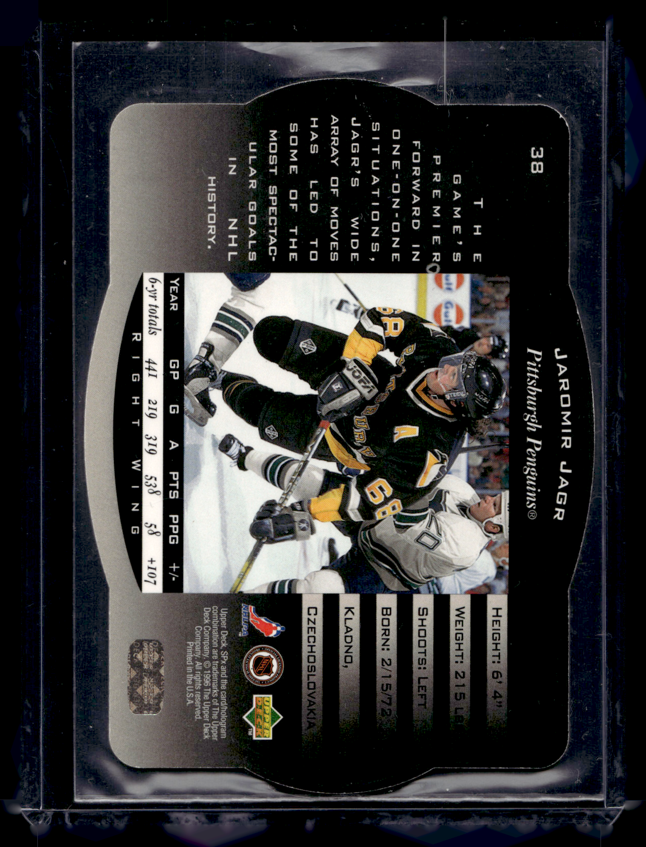 1996-97 Upper Deck SPx - Jaromir Jagr #38