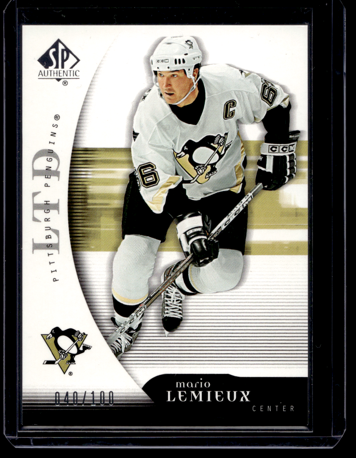 2005-06 Upper Deck SP Authentic - LTD - Mario Lemieux #79 /100