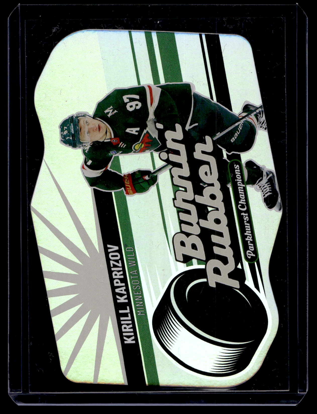 2023-24 Upper Deck Parkhurst Champions - Burnin' Rubber - Kirill Kaprizov #BR-24