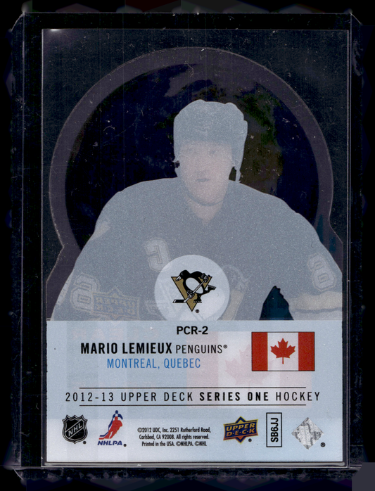 2012-13 Upper Deck - Clear Cut Pride Canada Retired - Mario Lemieux #PCR-2 /100