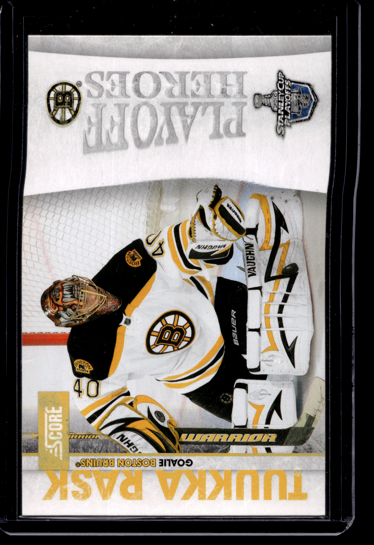 2010-11 Score - Playoff Heroes - Tuukka Rask #2