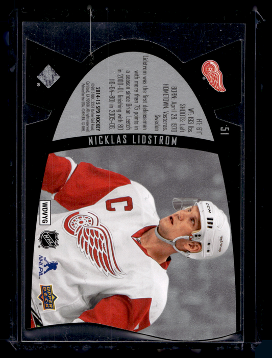 2014-15 Upper Deck SPx - 1997-98 SPx Retro - Nicklas Lidstrom #51