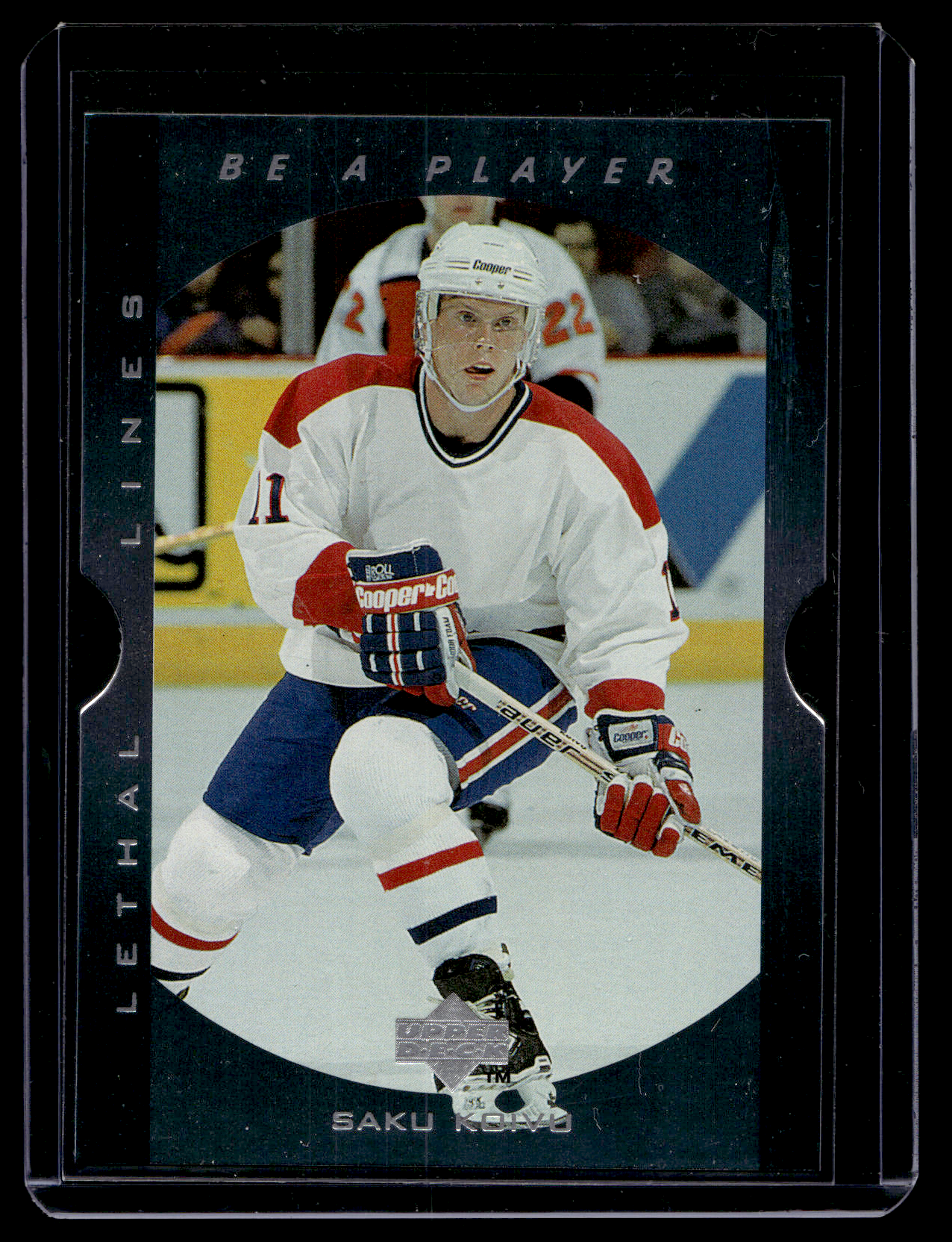 1995-96 Upper Deck Be a Player - Lethal Lines - Saku Koivu #LL5