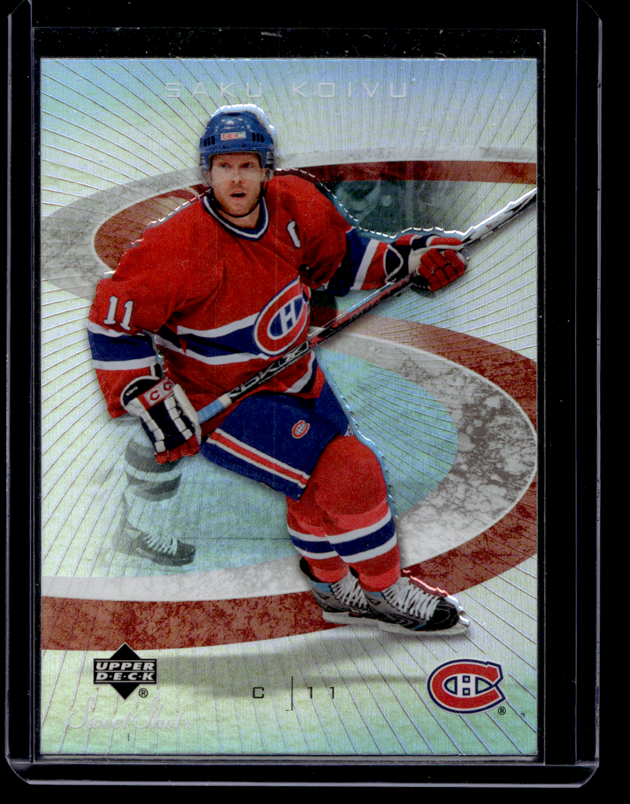 2006-07 Upper Deck Sweet Shot - Saku Koivu #55