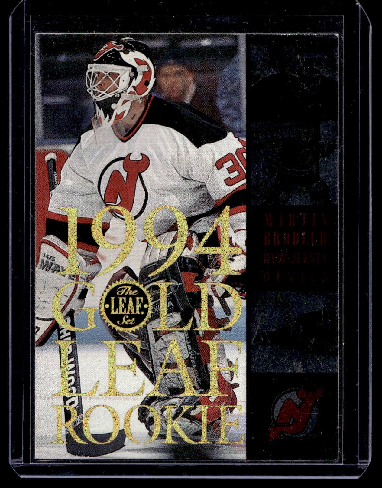 1994-95 Leaf - Gold Leaf Rookie - Martin Brodeur #1