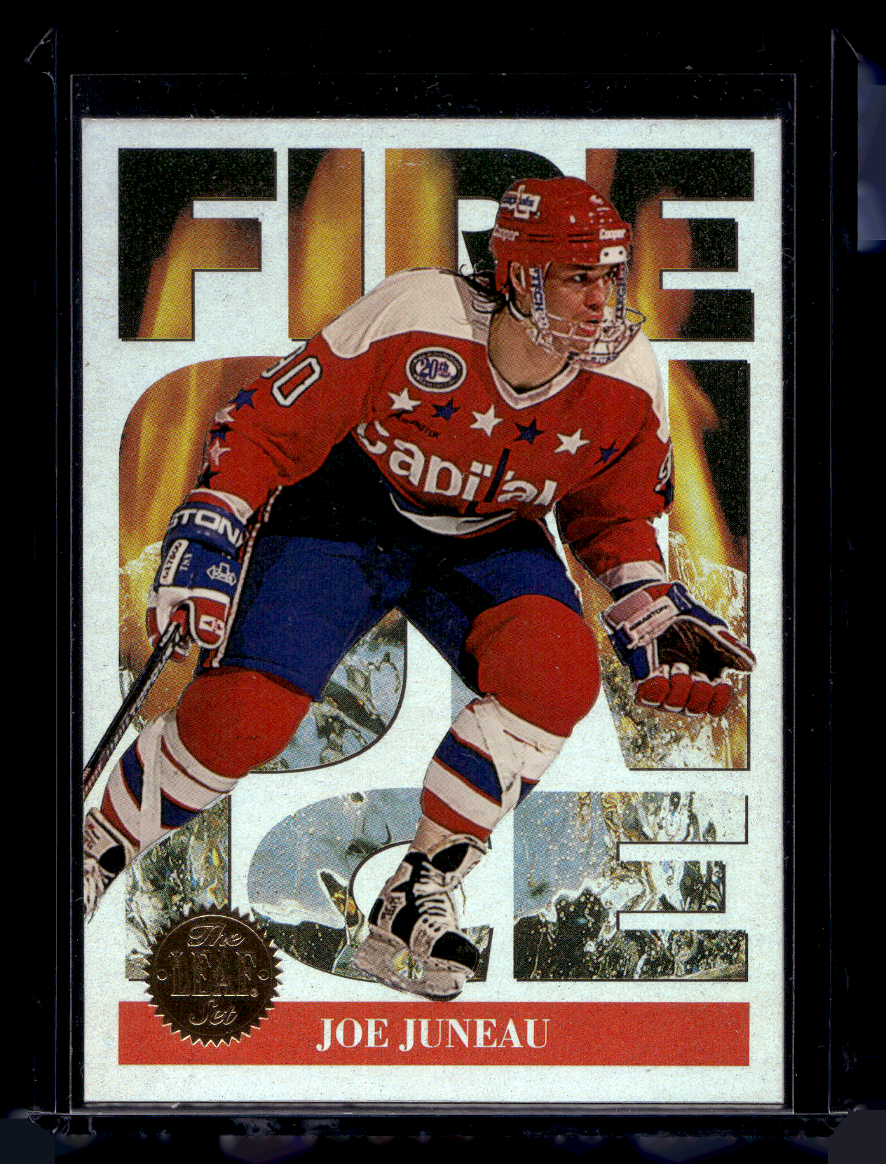 1994-95 Leaf - Fire on Ice - Joe Juneau #7