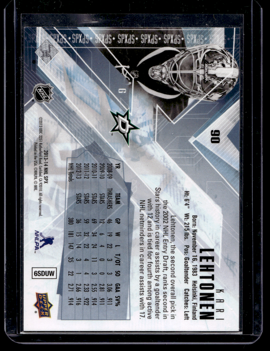 2013-14 Upper Deck SPx - Kari Lehtonen #90