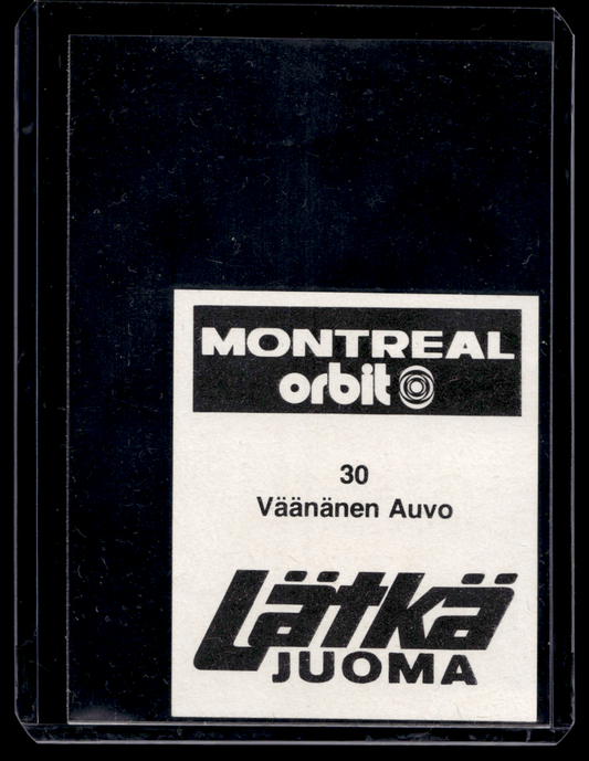 1980 Mallasjuoma Lätkäjuoma - Auvo Väänänen #30