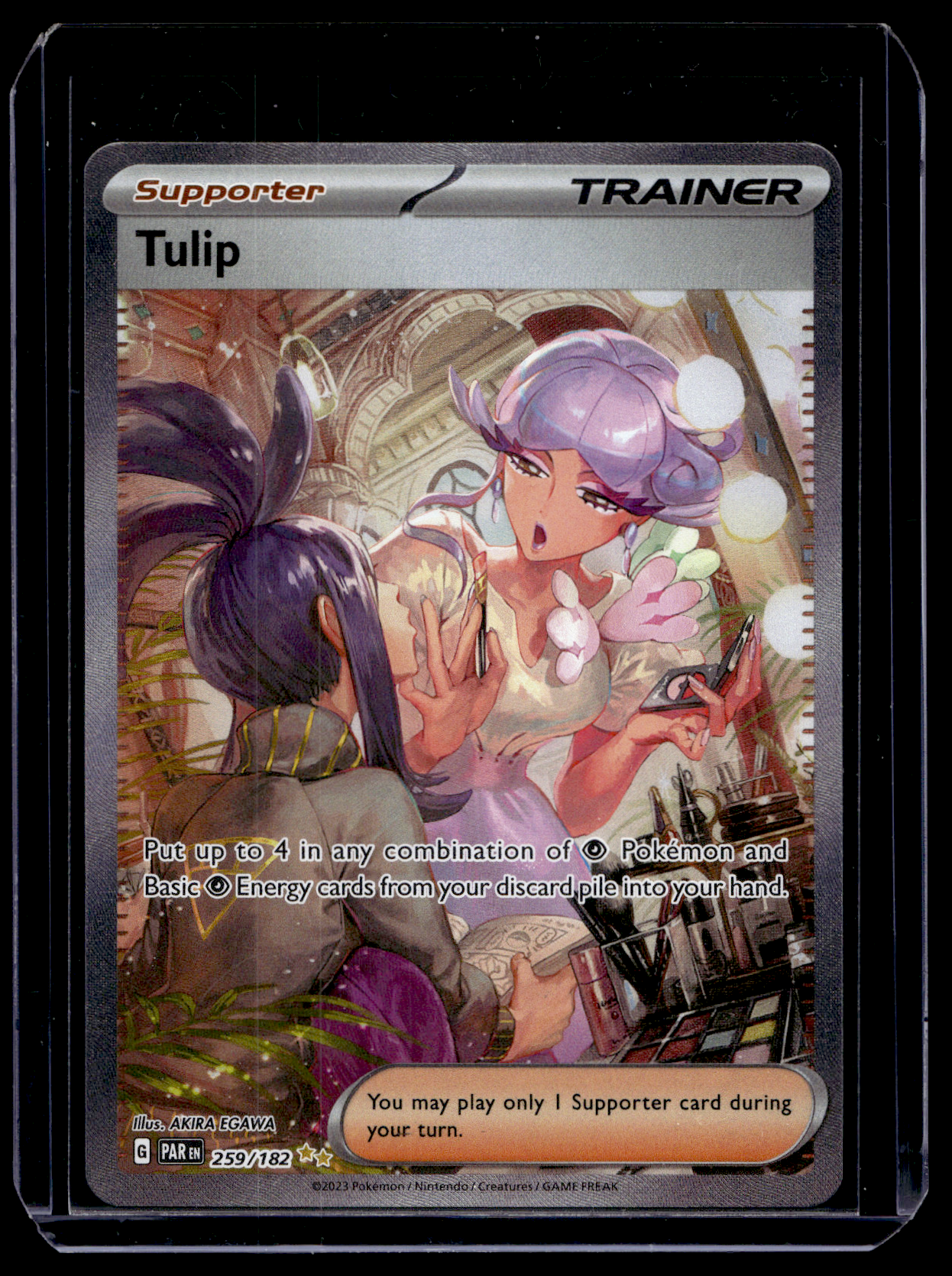 2023 Pokemon - Scarlet & Violet - Paradox Rift - Special Illustration Rare - Tulip #259