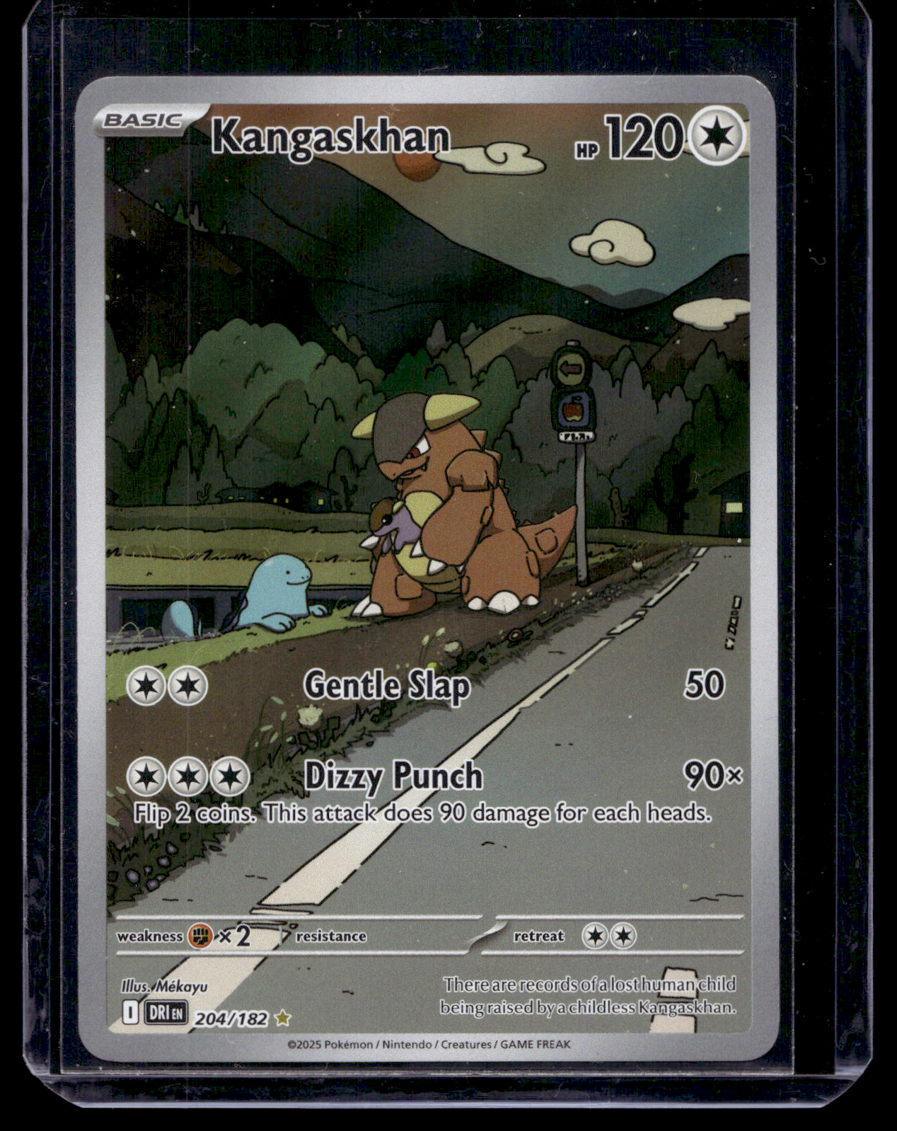 2025 Pokemon Scarlet & Violet - Destined Rivals - Illustration Rare - Kangaskhan #204