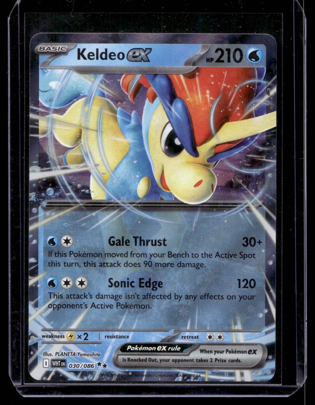 pokemon keldeo card ex Like new Colorless Rule Pokemon Trading Card Game White