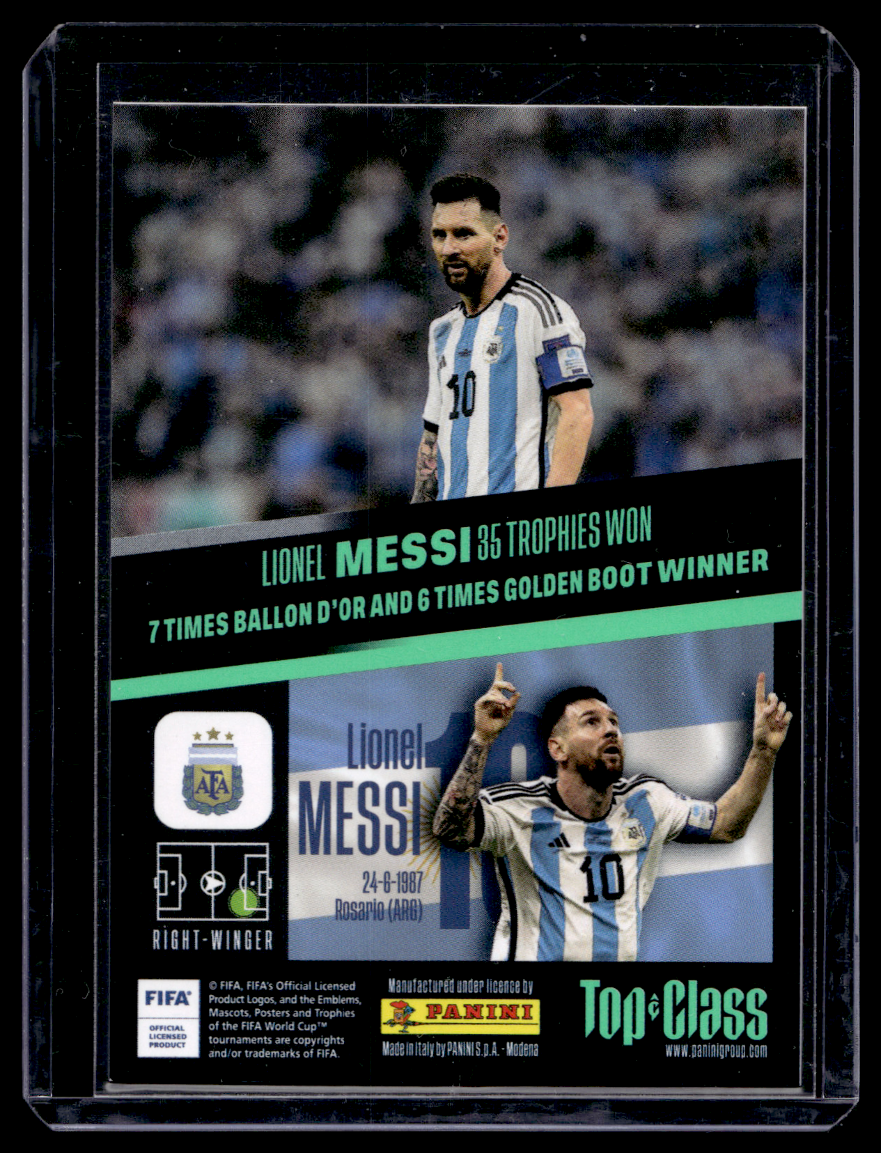 2023 Panini Adrenalyn XL Top Class - Unbeatable - Lionel Messi #262