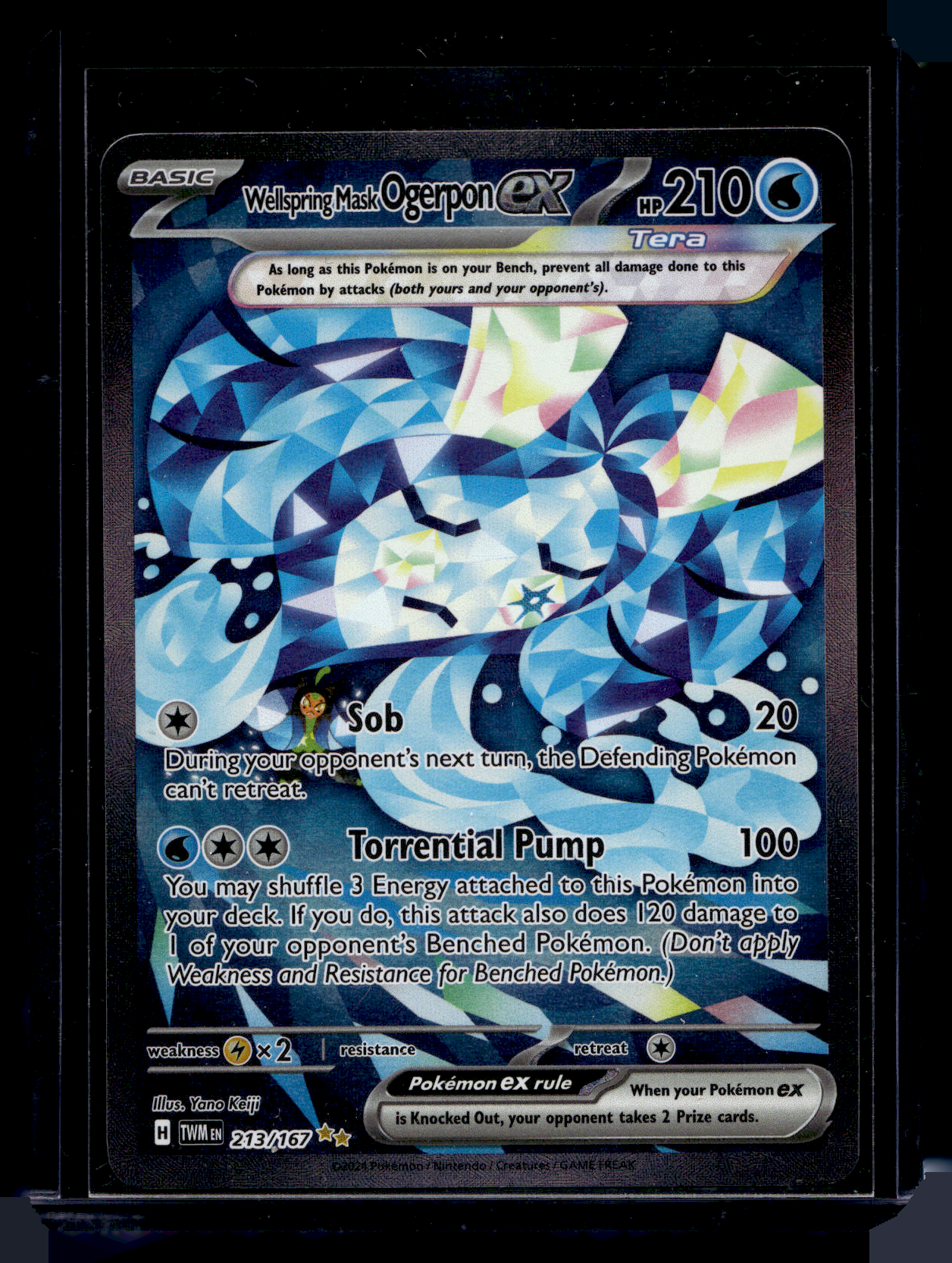 2024 Pokemon - Scarlet & Violet - Twilight Masquerade - Special Illustration Rare - Wellspring Mask Ogerpon ex #213