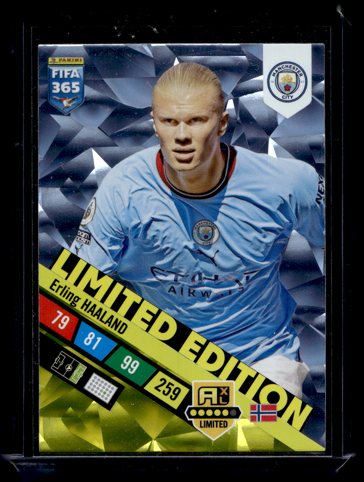 2023 Panini Adrenalyn XL Fifa 365 - Limited Edition - Erling Haaland
