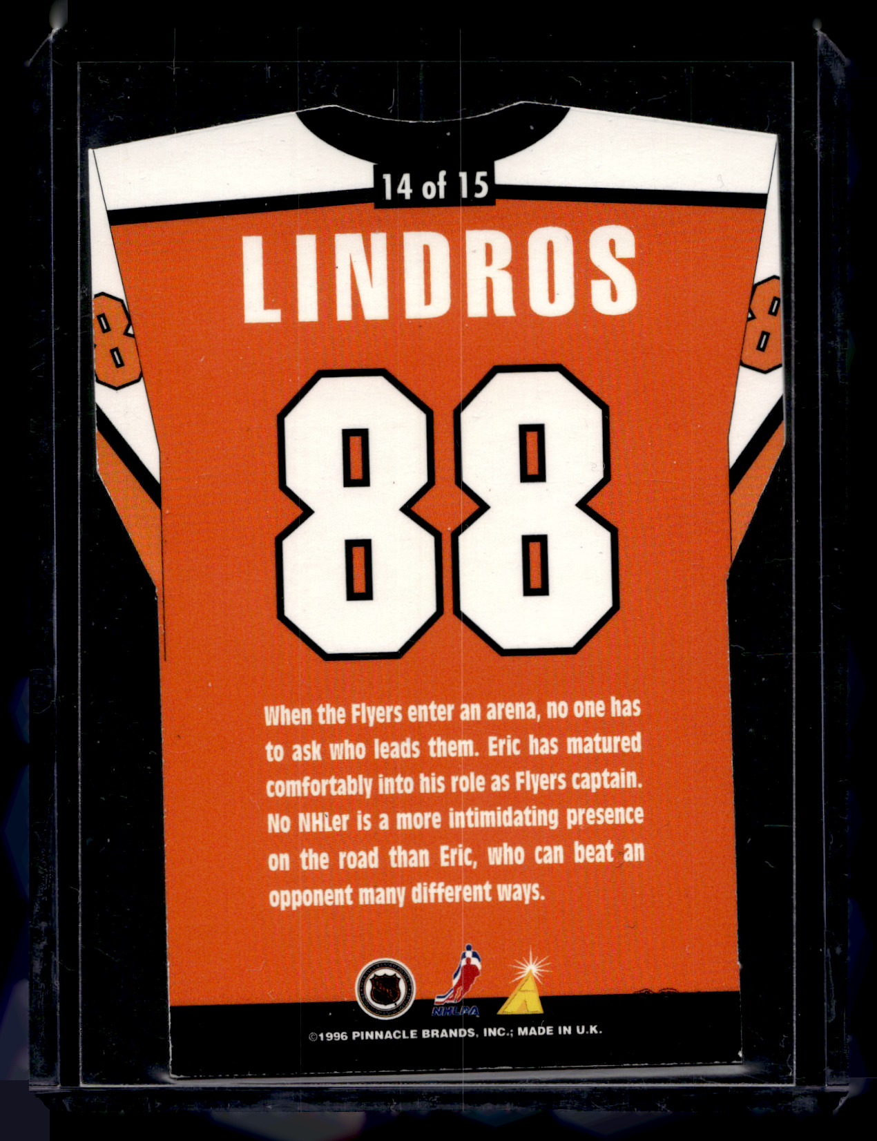 1996-97 Pinnacle - By the Numbers - Eric Lindros #14