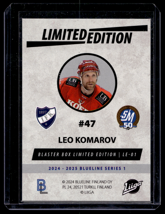 2024-25 Blueline Limited Edition Red - Leo Komarov #LE-01