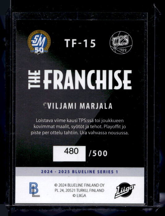 2024-25 Blueline Franchise Gold - Viljami Marjala #TF-15 /500