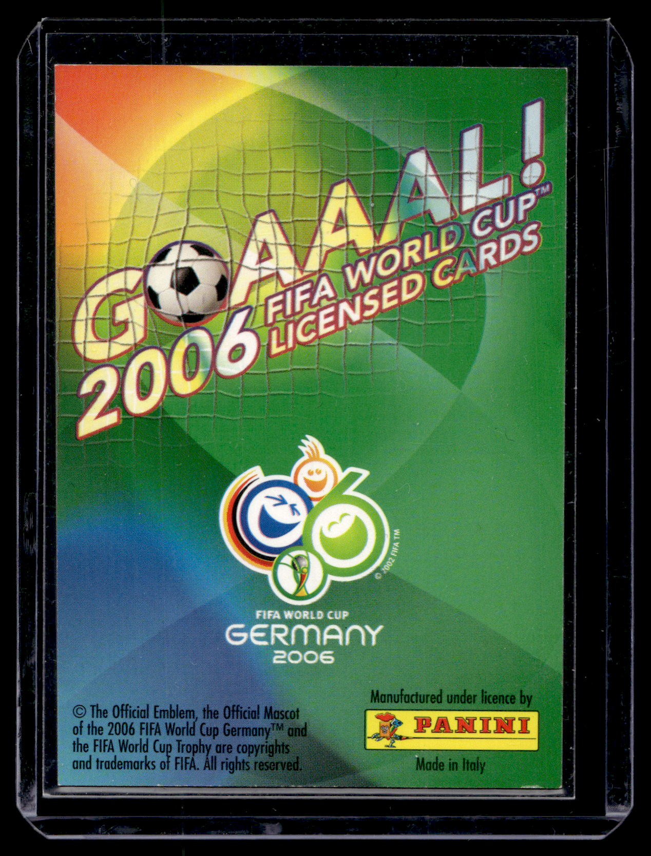 2006 Panini GOAAAL! World Cup - Zlatan Ibrahimovic #141