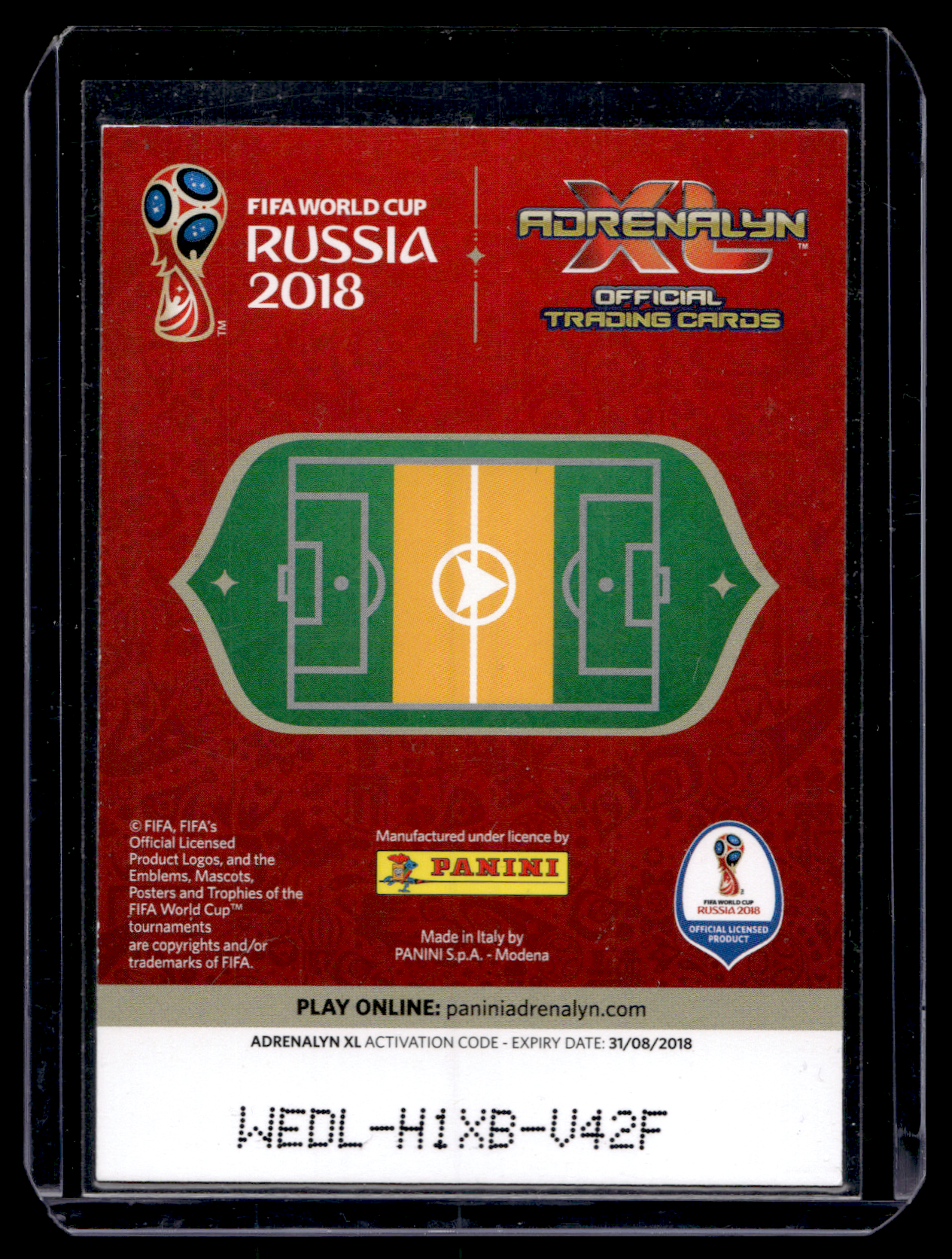 2018 Panini Adrenalyn XL FIFA World Cup Russia 2018 - Limited Edition - Eden Hazard