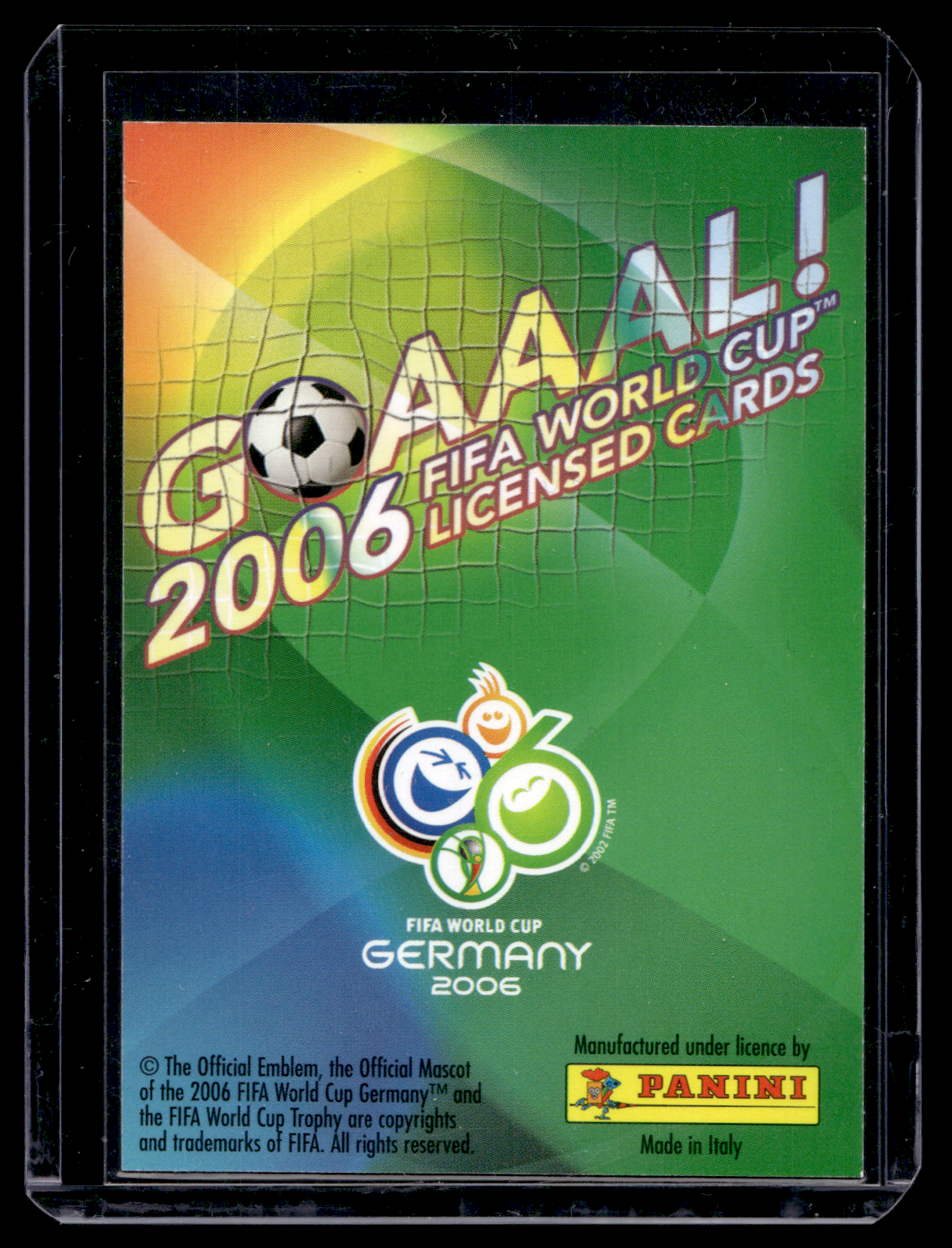 2006 Panini GOAAAL! World Cup - Cristiano Ronaldo #140