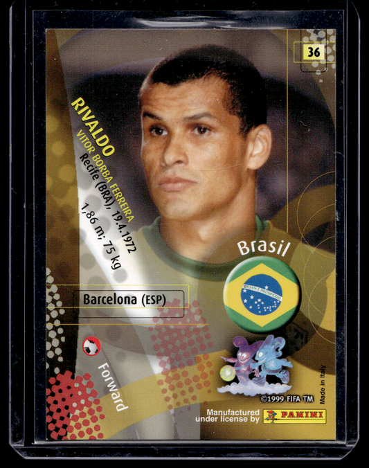 2002 Panini World Cup - Rivaldo #36