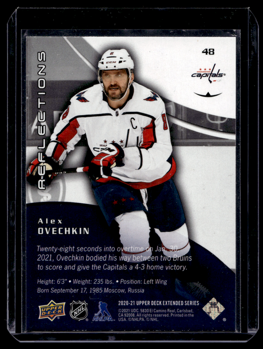 2020-21 Upper Deck Extended Series - Triple Dimensions Reflections - Alex Ovechkin #48