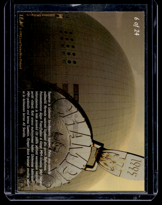 1995-96 Sisu - Gold Cards - Timo Jutila #6