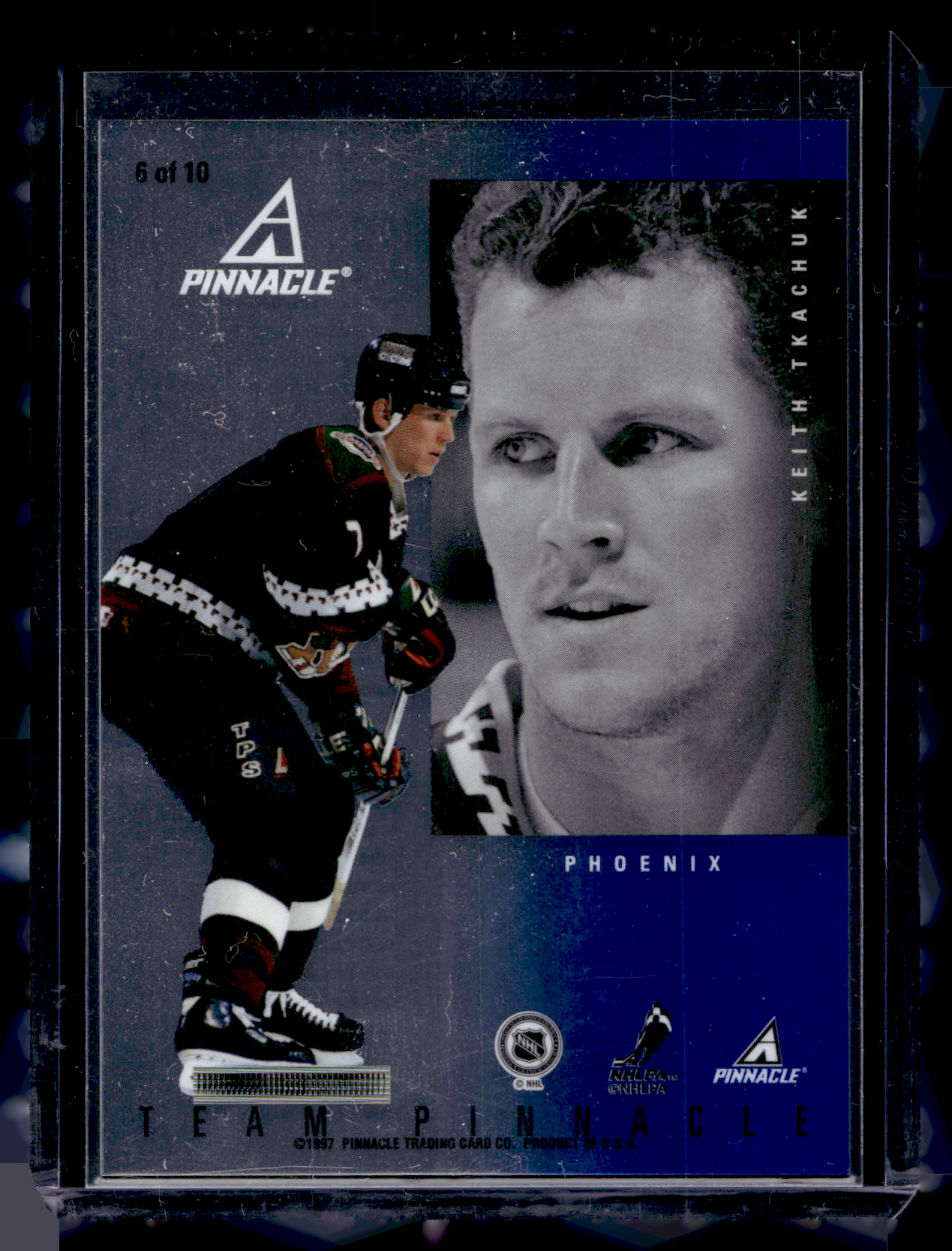 1997-98 Pinnacle - Team Pinnacle - Foil Back - Jaromir Jagr / Keith Tkachuk #6